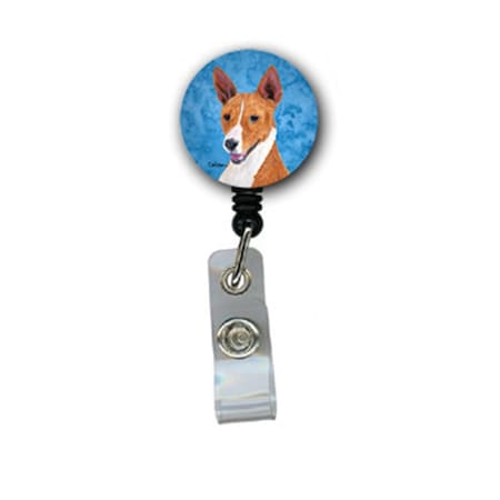 Teachers Aid Basenji Retractable Badge Reel Or Id Holder With Clip TE54855